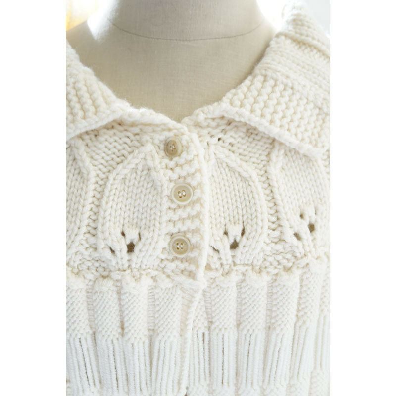 XS & M NEW $2100 SAINT LAURENT Cream 100% WOOL Cozy Knit CAPELET PONCHO SWEATER