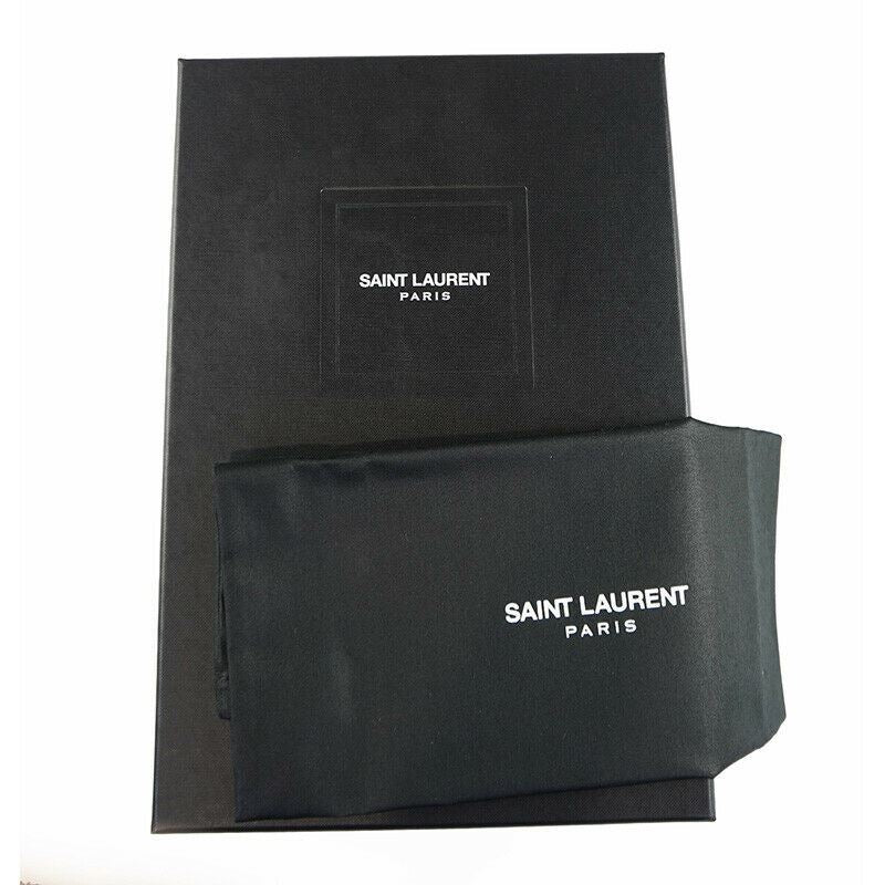 sz 43.5 & 45 NEW $1125 SAINT LAURENT Mens Pebble Leather HUGO 25 CHELSEA BOOTS