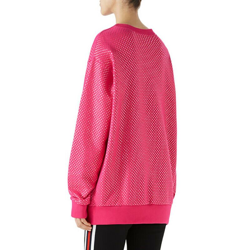 sz XS NEW $1300 GUCCI Pink GOLD GUCCY SEGA Print Stars Womans SWEATSHIRT TOP NWT