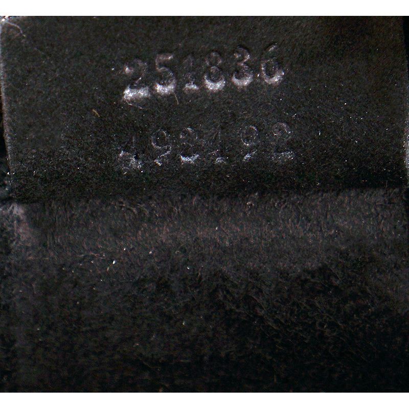 NEW $1100 GUCCI RUNWAY GG1973 Black Satin PATENT PIPING Evening LARGE Clutch BAG