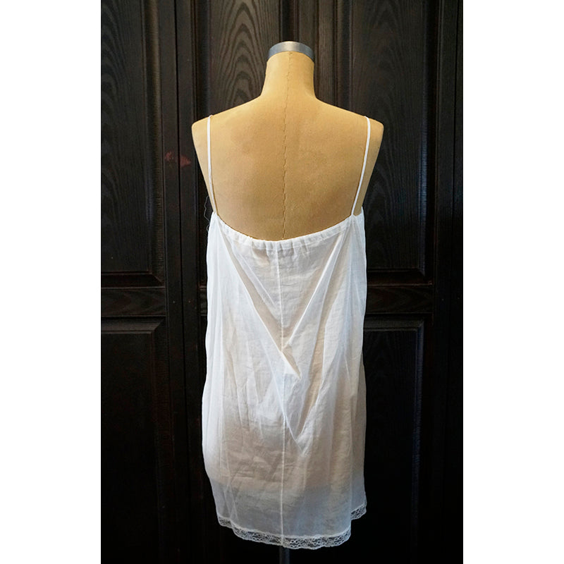 sz 40 NEW $3,300 GUCCI Ivory GG & FLOWER EMBROIDERED Short Summer DRESS & SLIP