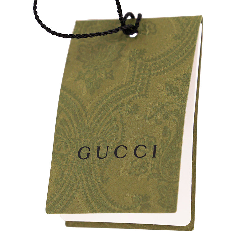 NEW $395 GUCCI Navy Blue & Ivory White Striped Wool Blend GOLD GG Logo GLOVES