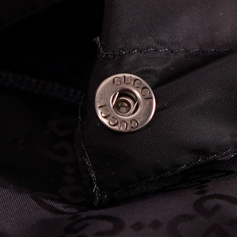 sz 54 NEW $1900 GUCCI Men's Black GG Jacquard WINDBREAKER JACKET Detachable HOO