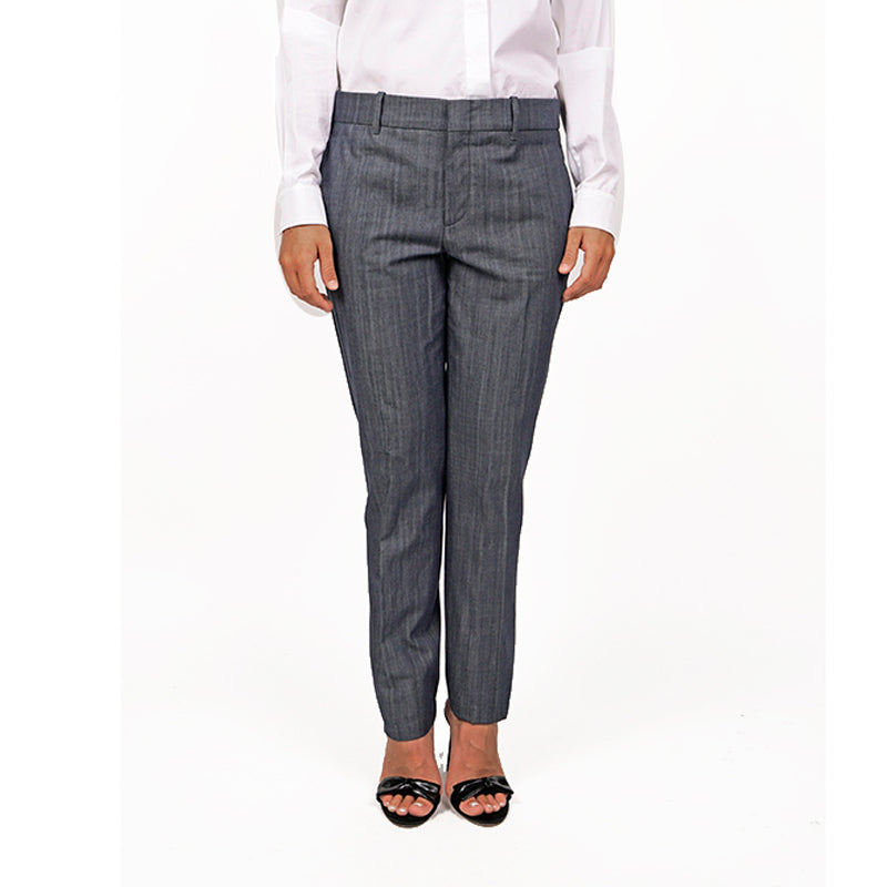 sz 40 NEW $795 GUCCI Blue Washed Light Cotton STRAIGHT LEG TROUSER Pants JEANS 4