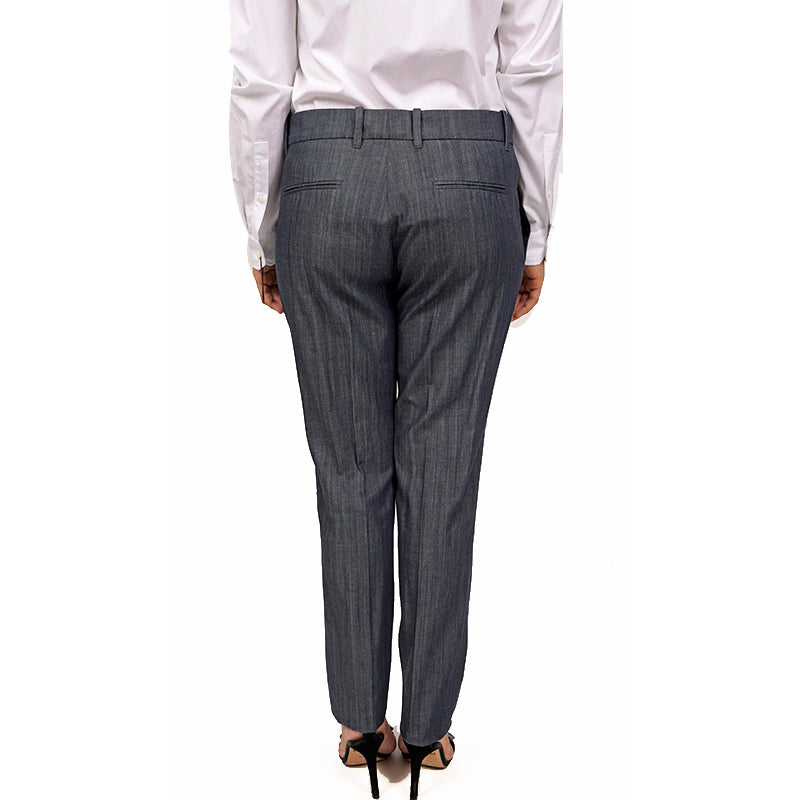 sz 40 NEW $795 GUCCI Blue Washed Light Cotton STRAIGHT LEG TROUSER Pants JEANS 4