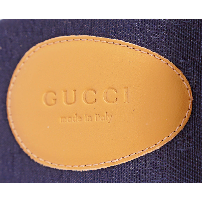 36 NEW $620 GUCCI Burgundy Red Senior Ruggine GG LOGO CANVAS Slide Flat SANDALS