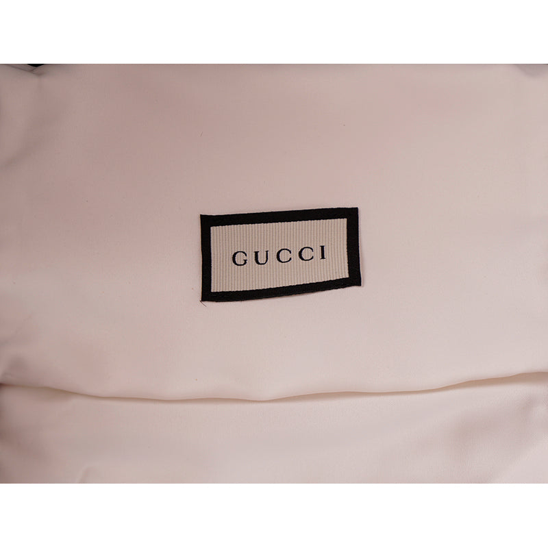 NEW $495 GUCCI GG Supreme Canvas GG Logo BOSCO DOG PATCH Snap Card Case WALLET