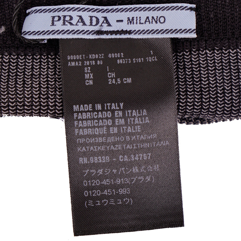 US S NEW $265 PRADA RUNWAY Black Pink TECHNO LOGO Geometric KNIT KNEE SOCKS