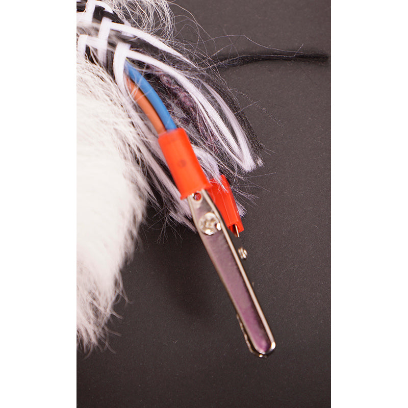 NEW $725 PRADA White Shearling RUFUS YETI MONSTER ROBOT Metal Keyring Trick BAG CHARM