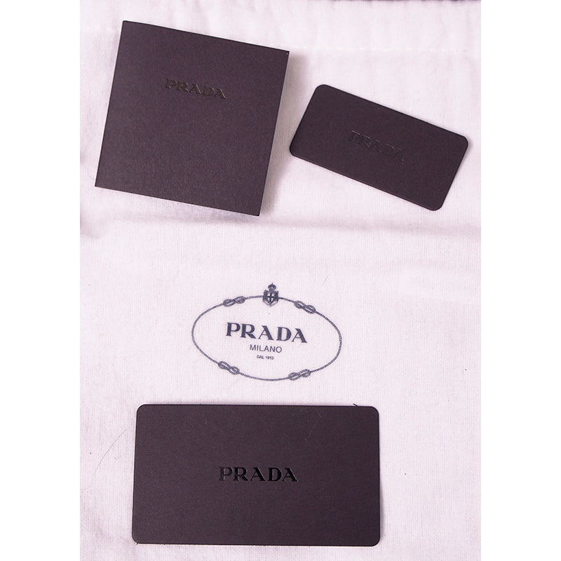 NEW $725 PRADA White Shearling RUFUS YETI MONSTER ROBOT Metal Keyring Trick BAG CHARM