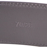 28/70 NEW $425 VERSACE Black Grainy Leather GOLD MEDUSA LOGO Classic WAIST BELT