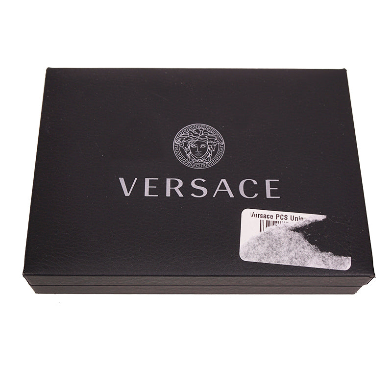 NEW $425 VERSACE RUNWAY Gold Tone Brass MEDUSA RIVET HORSESHOE Bag Fob KEYRING