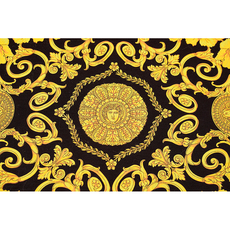 sz S NEW $650 VERSACE Mens Black BAROQUE MEDUSA Emblem GRAPHIC TSHIRT TEE SHIRT