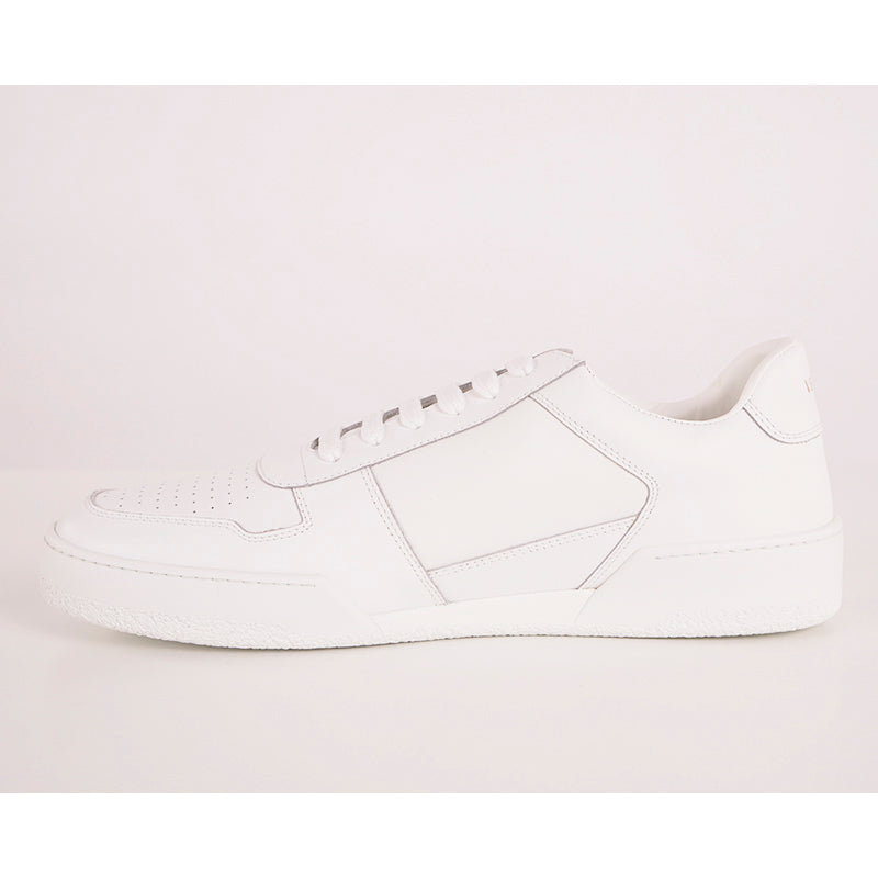 46 US 13 NEW $780 VERSACE Men's White SPLIT LOGO Low Top Tennis Shoes SNEAKERS