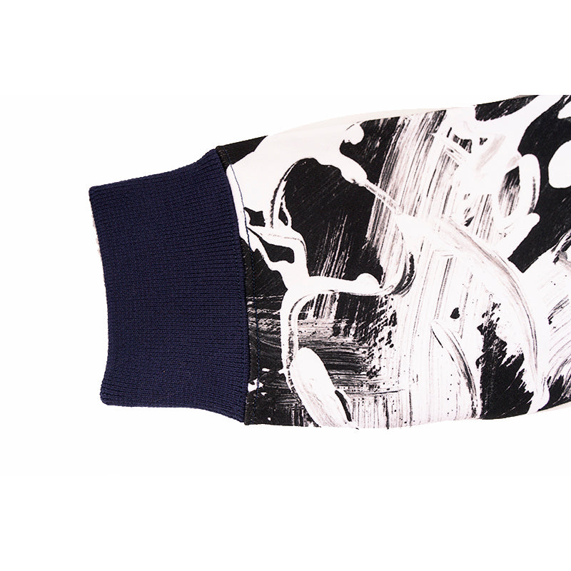 XS & XL NEW $850 VERSACE Men's Blue Colorblock LARGE MEDUSA ART PRINT Top SWEATSHIRT