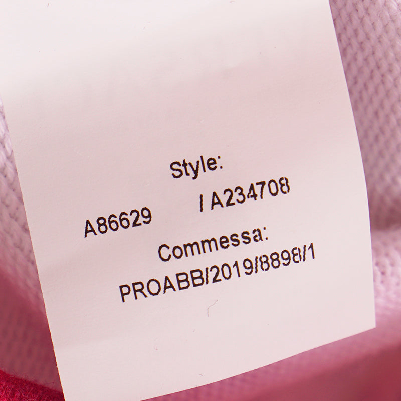 38 NEW $975 VERSACE RUNWAY Woman's PINK TIE DYE Cotton Shoulder Pad SWEATSHIRT