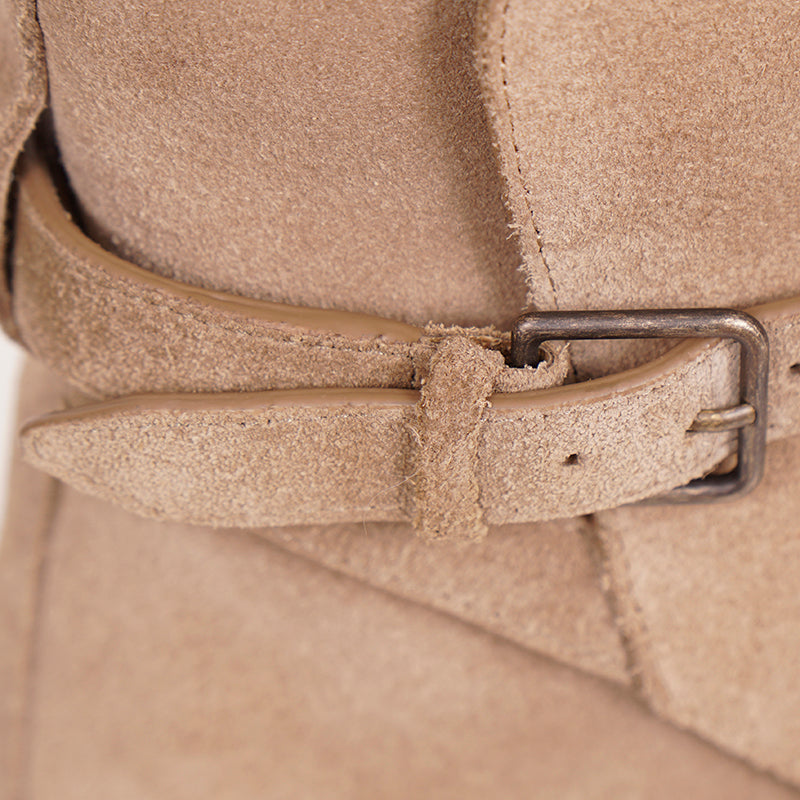 38 NEW $895 SAINT LAURENT Rustic Brown Suede Leather West Jodhpur 40 Ankle BOOTS