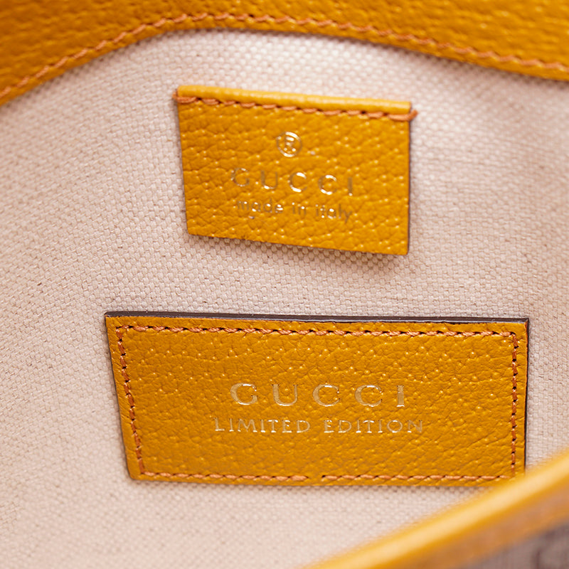 NEW GUCCI KAI COLLECTION Bear MARMONT Supreme Canvas GG LOGO 2-WAY BELT BAG NIB