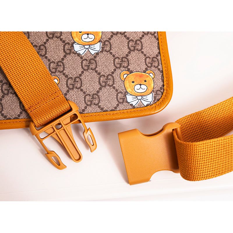 NEW GUCCI KAI COLLECTION Bear MARMONT Supreme Canvas GG LOGO 2-WAY BELT BAG NIB