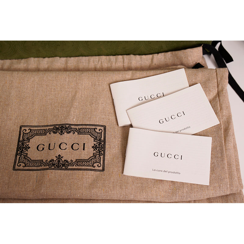 37 NEW $1590 GUCCI Micro GG Canvas Bordeaux Leather FINN KNEE RIDING BOOTS NIB