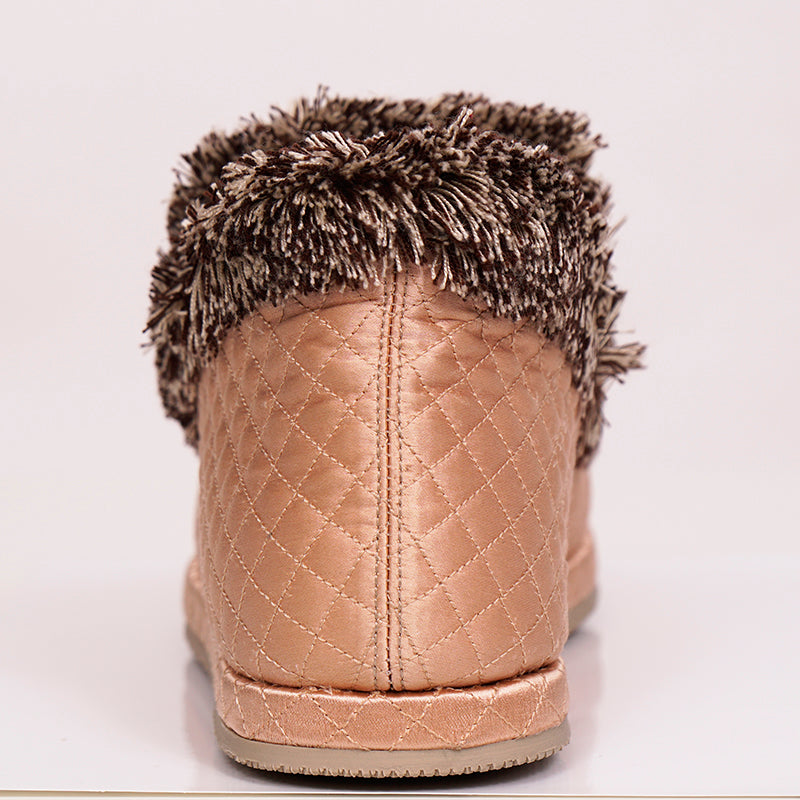37 NEW $750 GUCCI Nude Peach SILK QUILTED FRIA HORSEBIT LOAFERS Slippers Flats