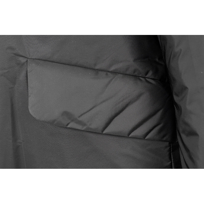 40 NEW $2980 PRADA Black IMPERMEABILE NYLON Puffy Quilt Lined Mid-Length JACKET
