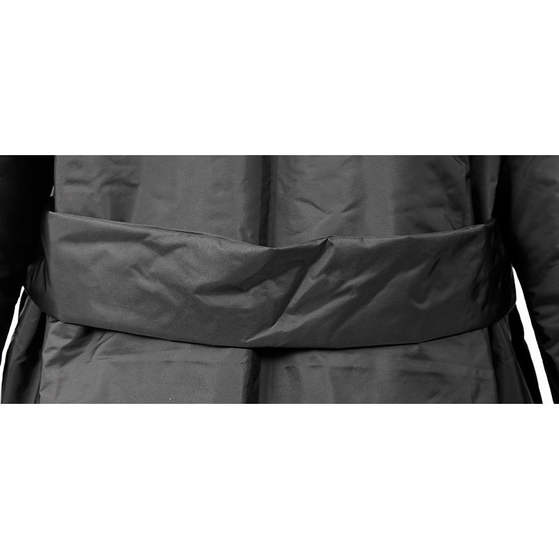 40 NEW $2980 PRADA Black IMPERMEABILE NYLON Puffy Quilt Lined Mid-Length JACKET
