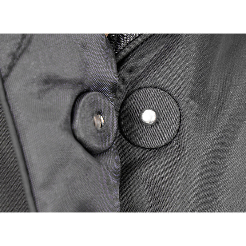 40 NEW $2980 PRADA Black IMPERMEABILE NYLON Puffy Quilt Lined Mid-Length JACKET