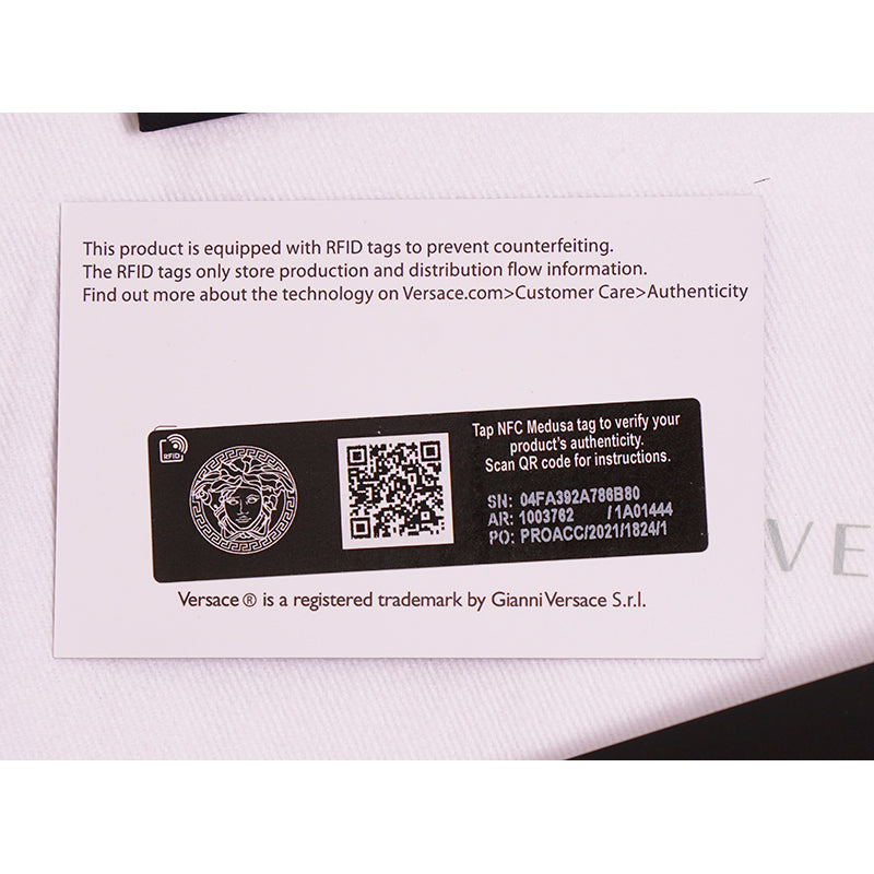 NEW $750 VERSACE Brown SET OF 3 La Greca Coated Canvas Envelope POUCH BAG NIB