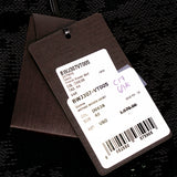 sz 40 NEW $1,970 ROBERTO CAVALLI Black SEQUIN Leather Trim DENIM MINI SKIRT XS