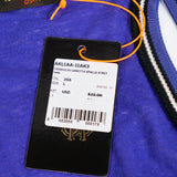 sz L NEW $523 ROBERTO CAVALLI Blue Jersey TROPICAL PALM PRINT Oversize TANK TOP