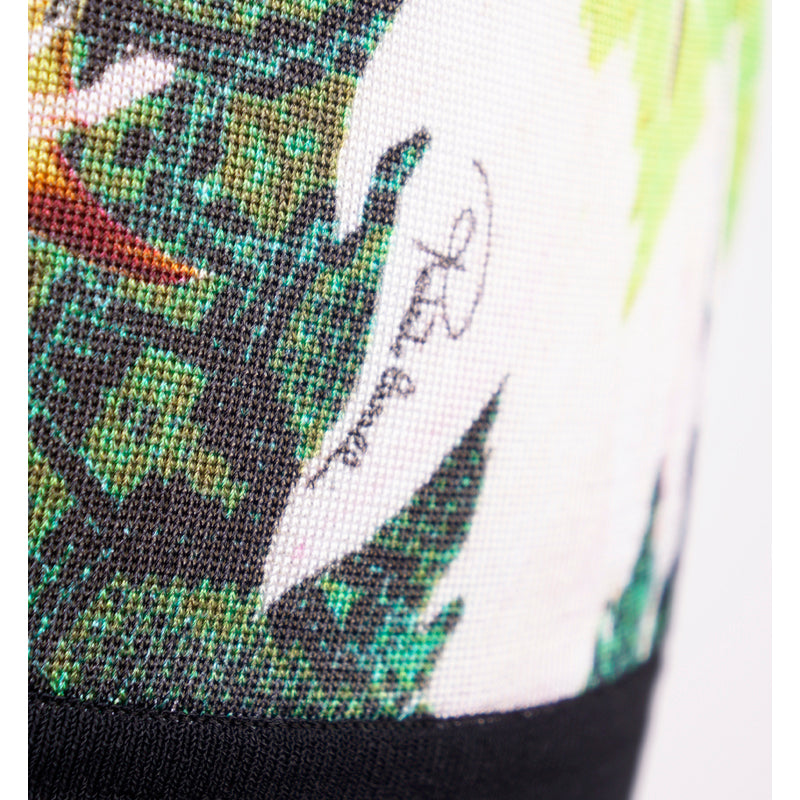 44/38 NEW $1,095 ROBERTO CAVALLI Tropical Snakeskin Print Viscose KNIT TANK TOP XS