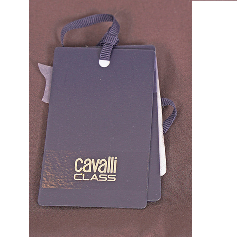 NEW $520 ROBERTO CAVALLI CLASS Sea Green Leather EMBOSSED CROC Panthera TOTE BAG