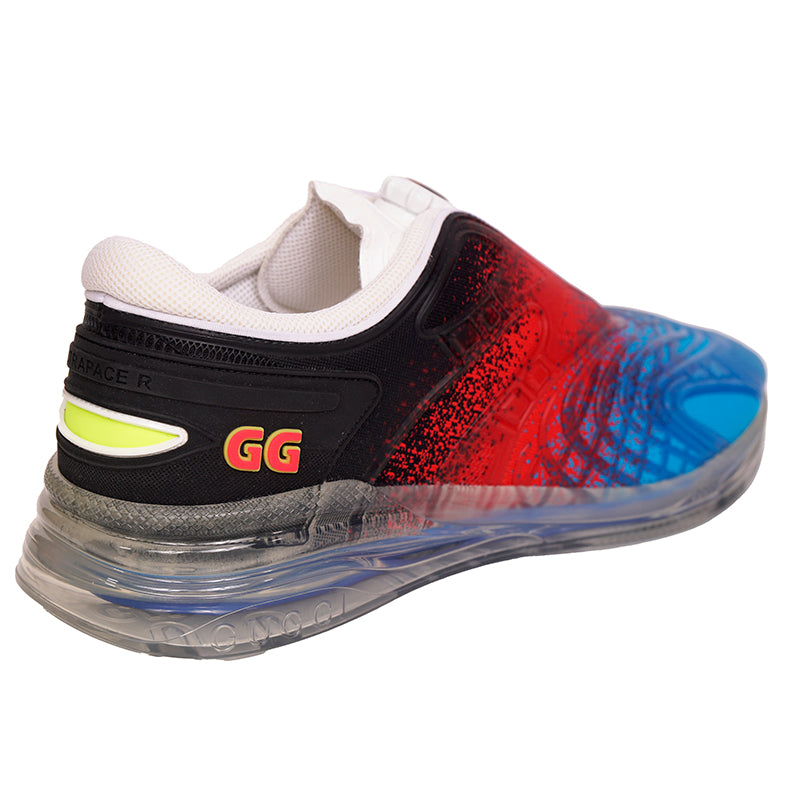11G 11.5 NEW $890 GUCCI Men Gradient Black Blue Red ULTRAPACE R GG Logo SNEAKERS