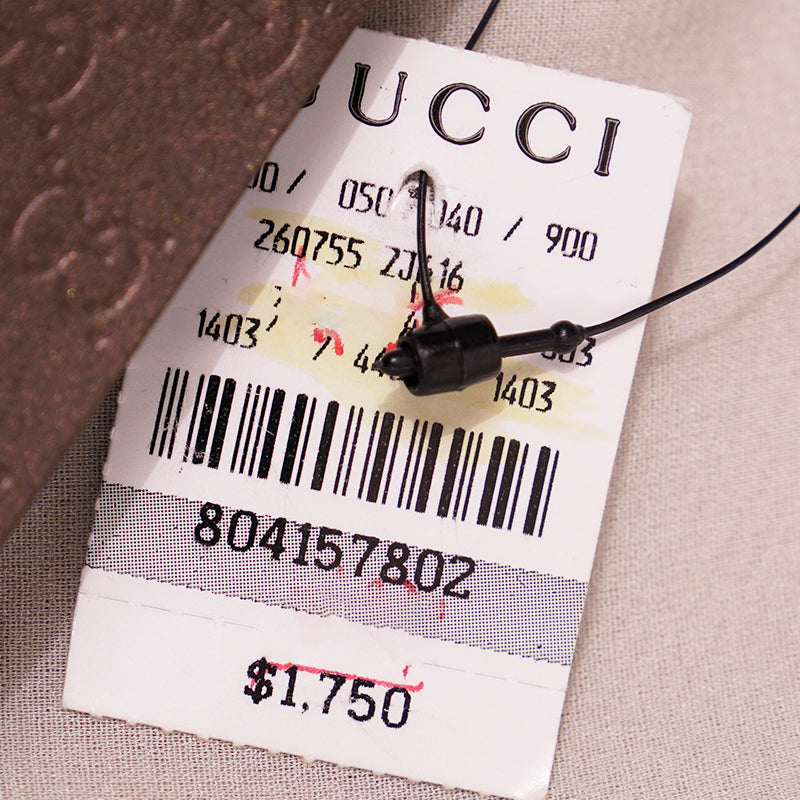 sz 44 NEW $1,750 GUCCI Gray Silk Crepe SHEATH DRESS w/ Gold STUD LEATHER BELT 8