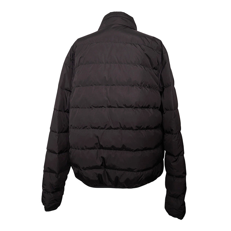 sz 58 NEW $3,400 GUCCI Men's Black Nylon KNIGHT LOGO Down Filled PUFFER JACKET