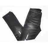 sz 42 NEW $895 GUCCI RUNWAY Black STONE WASHED Stretch DISTRESSED Cropped JEANS