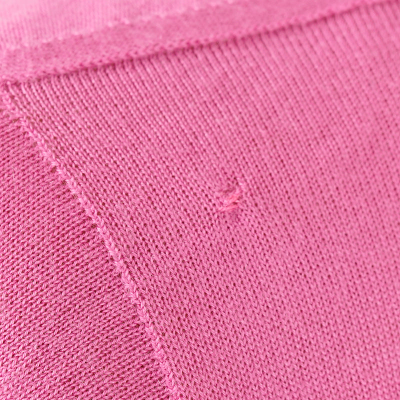 sz L NEW $895 GUCCI Pink 100% CASHMERE Wispy Spring CARDIGAN Sweater Knit Top