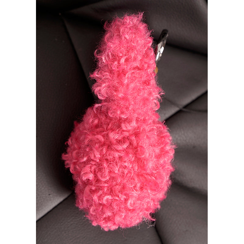 NEW $330 MCM Red Lauretos Monogram Jacquard Himmel FRENCH BULLDOG KEYCHAIN NWT (Copy)