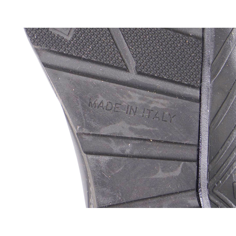 37/38/39/40 NEW $790 MCM Silver DISTRESSED LEATHER Pull On Logo RETRO SKYWANDER BOOTS NIB