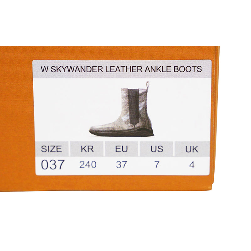 37/38/39/40 NEW $790 MCM Silver DISTRESSED LEATHER Pull On Logo RETRO SKYWANDER BOOTS NIB
