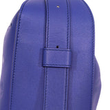 NEW $1,190 MCM Sodalite Blue LARGE AREN FLAP HOBO Logo MONOGRAM LEATHER BAG NWT