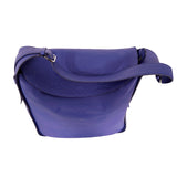 NEW $1,190 MCM Sodalite Blue LARGE AREN FLAP HOBO Logo MONOGRAM LEATHER BAG NWT