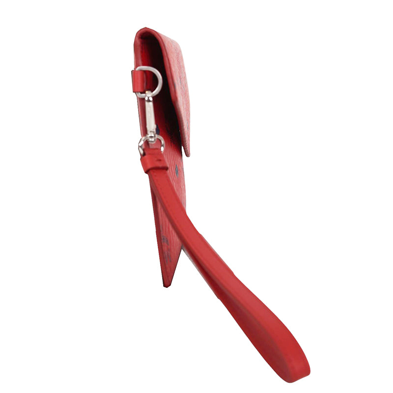 NEW MCM VIP CLIENT GIFT Red Visetos ROCKET GRAPHIC Envelope Clutch POUCH BAG HTF