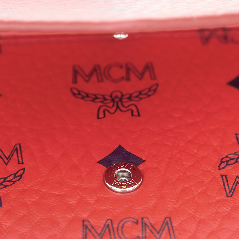 NEW MCM VIP CLIENT GIFT Red Visetos ROCKET GRAPHIC Envelope Clutch POUCH BAG HTF