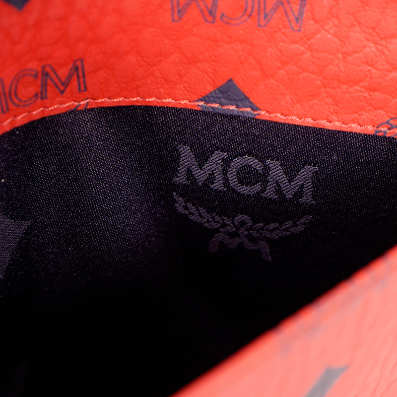 NEW MCM VIP CLIENT GIFT Red Visetos ROCKET GRAPHIC Envelope Clutch POUCH BAG HTF