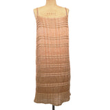 42 NEW $1980 MISSONI Vintage 2009 RUNWAY Gold & Bronze Mohair Wool DRESS & SLIP