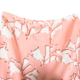 46 US 8 NEW $1,790 MIU MIU Pink White TROPICAL FLORAL PRINT Spring Summer SKIRT