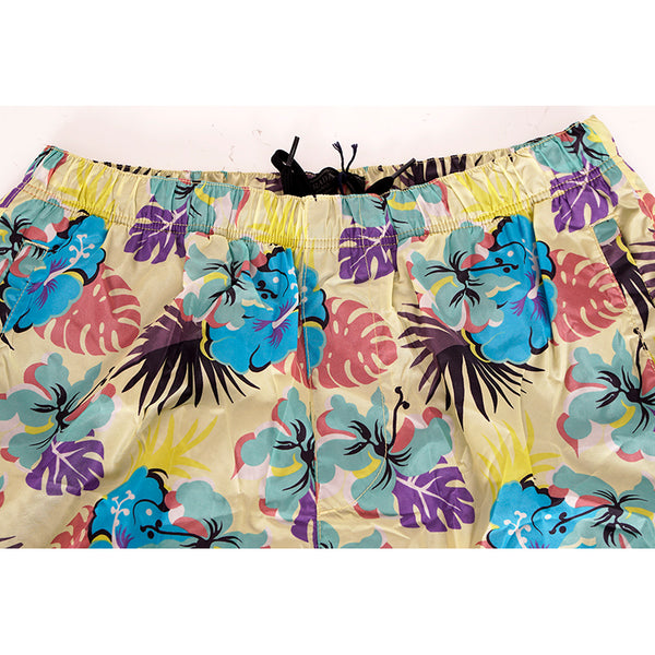 46 NEW $725 PRADA Men Floral Print RUBBER LOGO Swim Shorts TRUNKS & TRAVEL POUCH