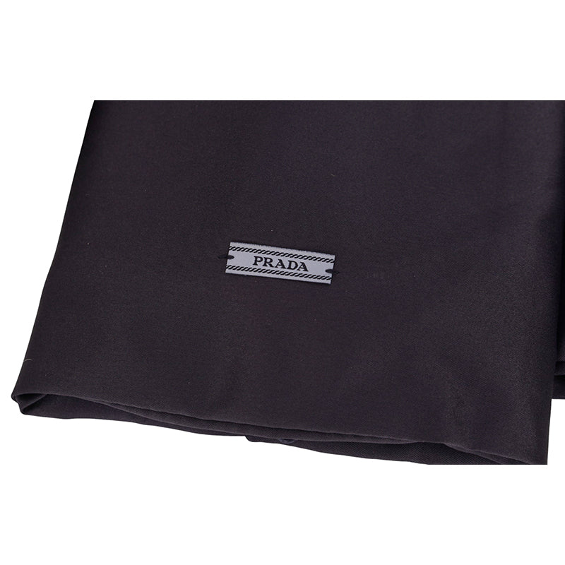 37 NEW $1,990 PRADA Tobacco Re-Nylon Metal Triangle Logo 50mm TALL COMBAT BOOTS